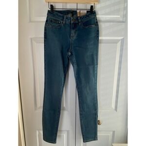 prAna Womens Sienna Jean True Blue Stretch Denim Skinny Fit Size 2